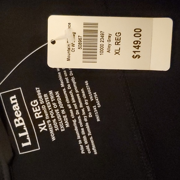 LLBean fleece winter coat - Picture 5 of 5